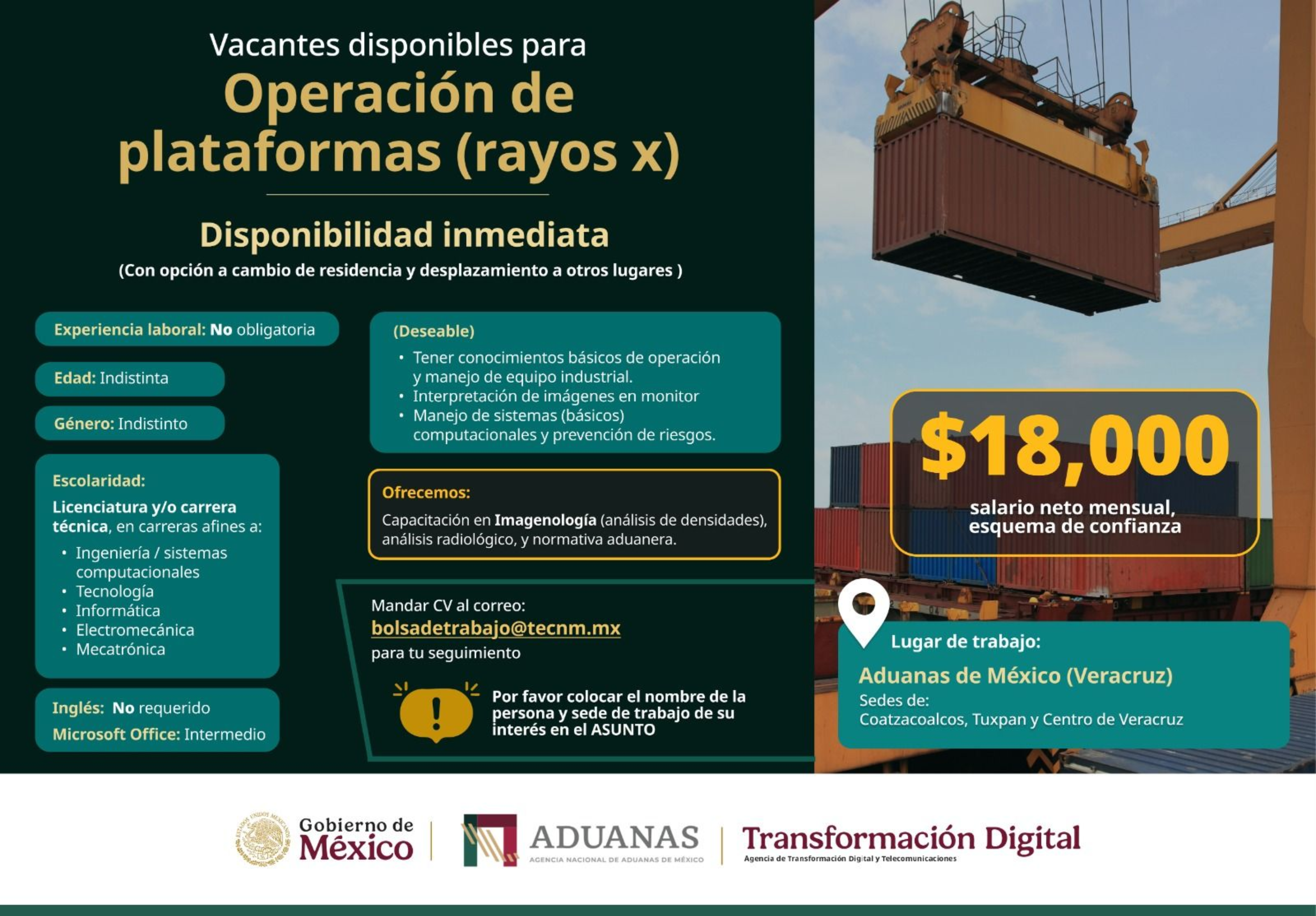 Operación de plataformas